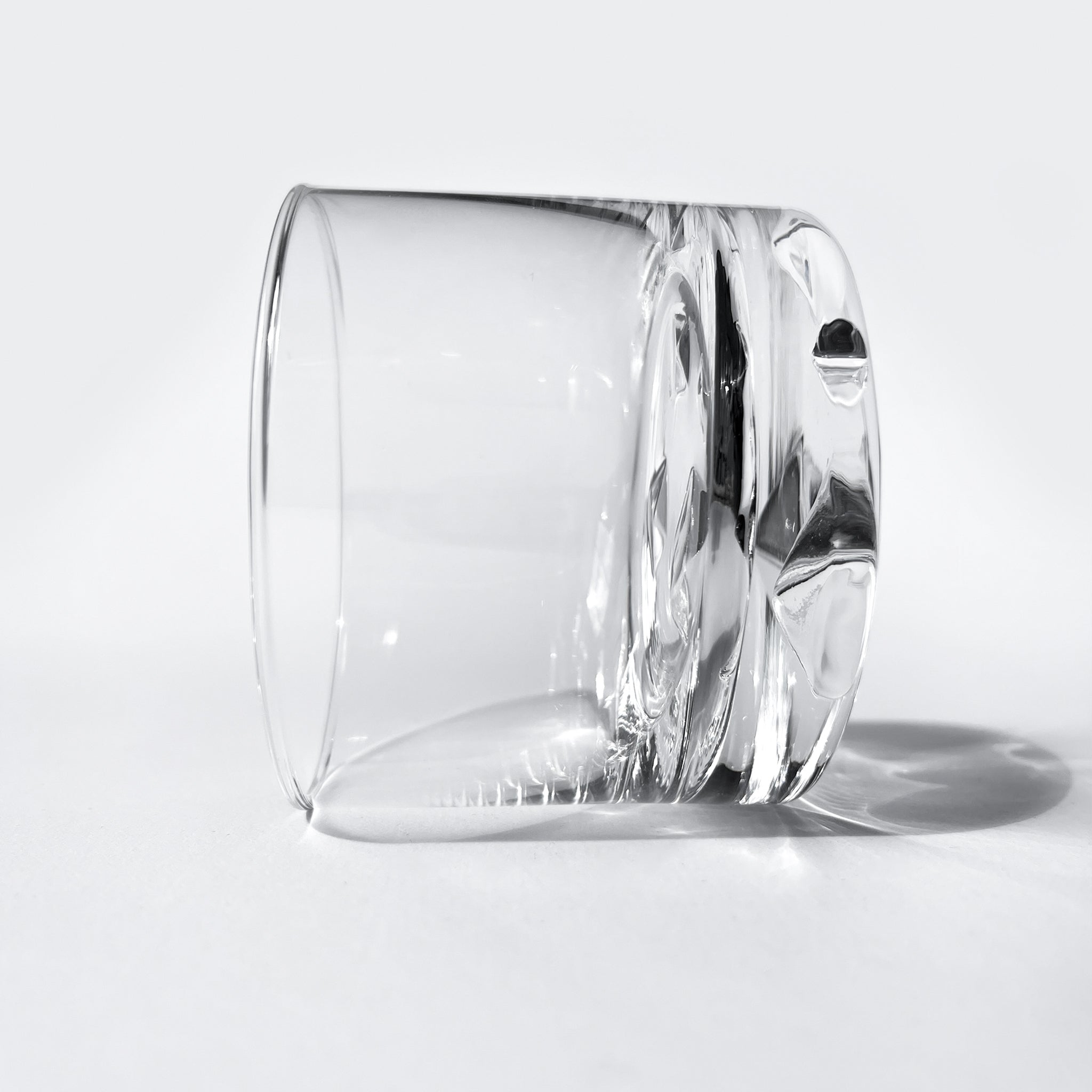 Set of 4 Jäänsärkijä / Icebreaker glasses by Tapio Wirkkala for Iittala, Finland, 1970s.