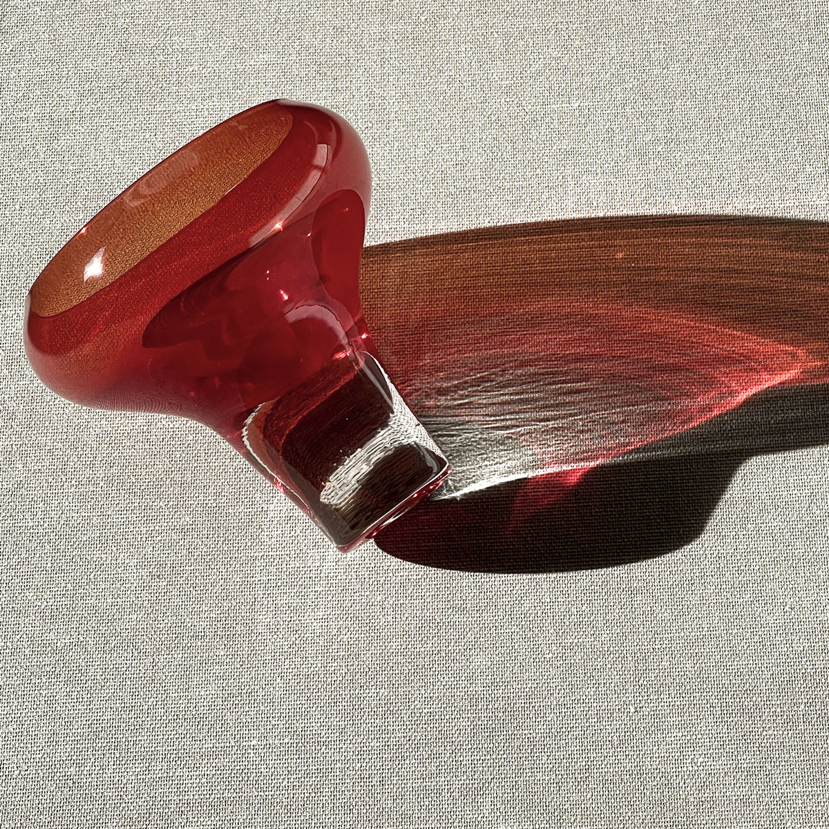 Set of 6 mushroom glasses, Johanna Jelinek, IKEA Vintage, Sweden.
