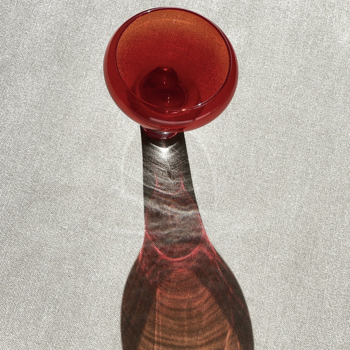 Set of 6 mushroom glasses, Johanna Jelinek, IKEA Vintage, Sweden.