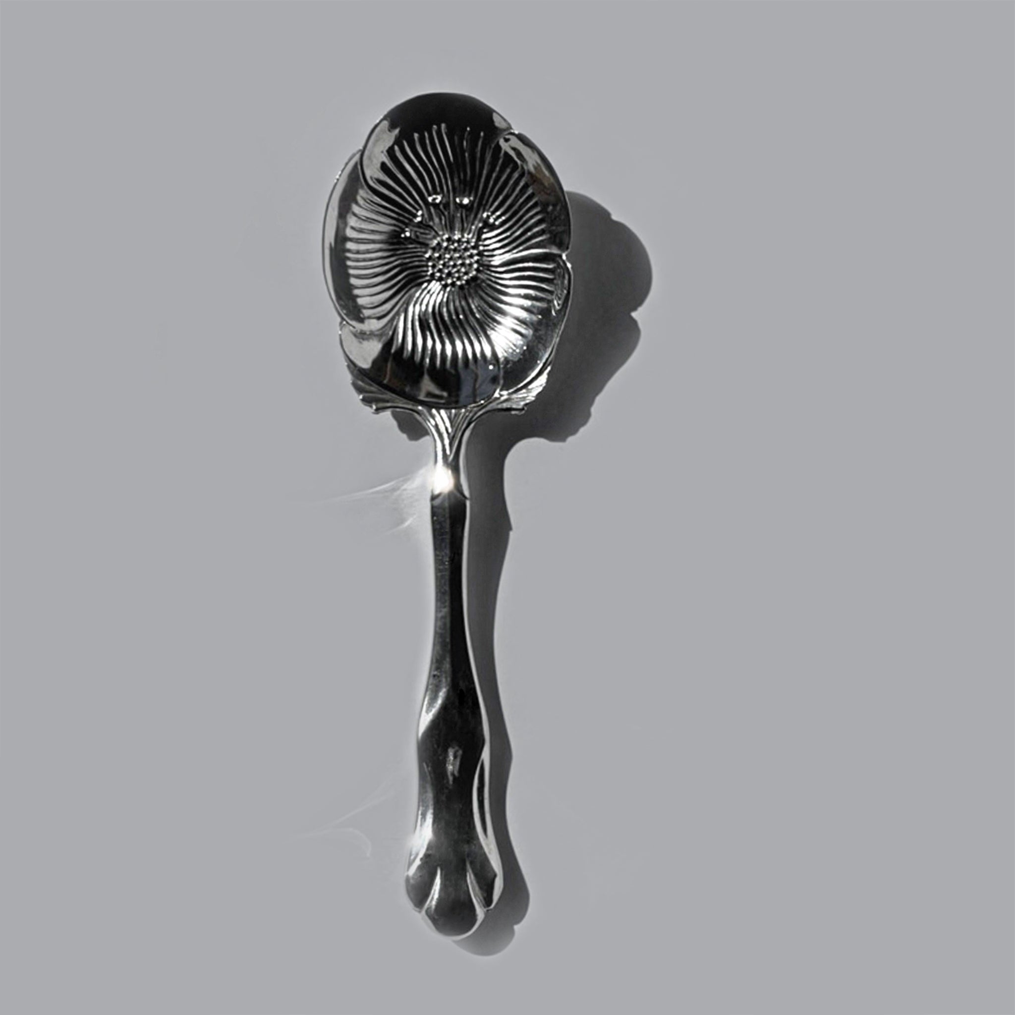 Floral silver spoon, ISC, 1990s.